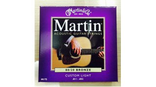 MARTIN M175 ACOUSTIC GUITAR 80/20 BRONZE CUSTOM LIGHT